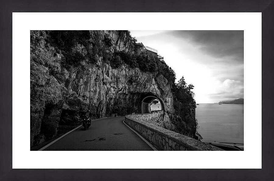 Tunnel Positano Italy Picture Frame Printing
