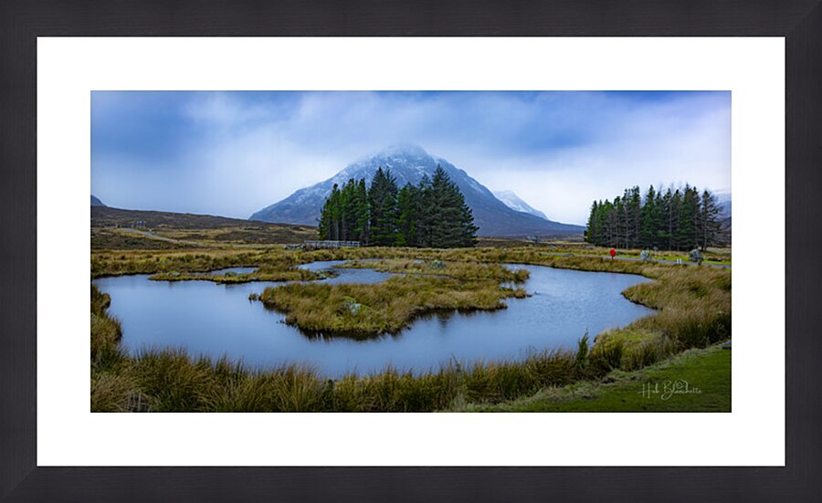 The Buachaille Etive Mor mountain Scottish Highlands UK. Picture Frame Printing