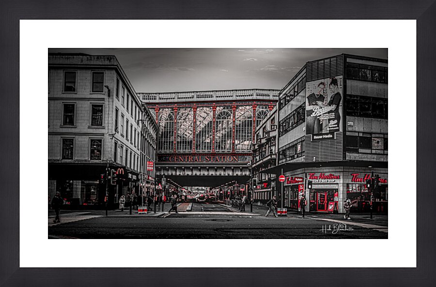 Glasgow Central Station Scotland UK Picture Frame Printing