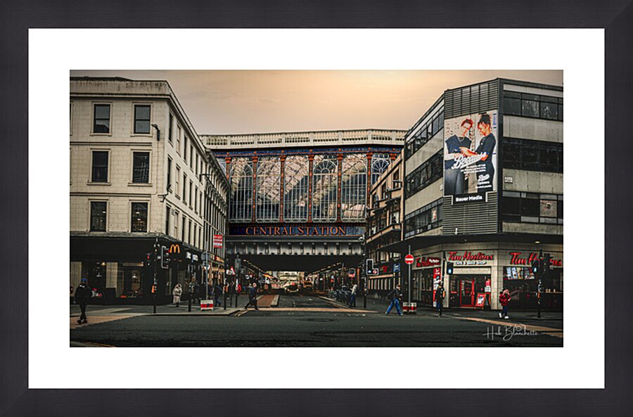 Glasgow Central Station Scotland UK Picture Frame Printing