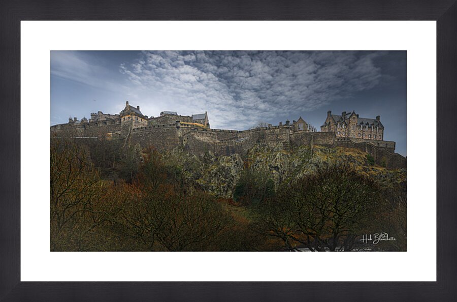 Edinburgh Castle Scotland UK Picture Frame Printing