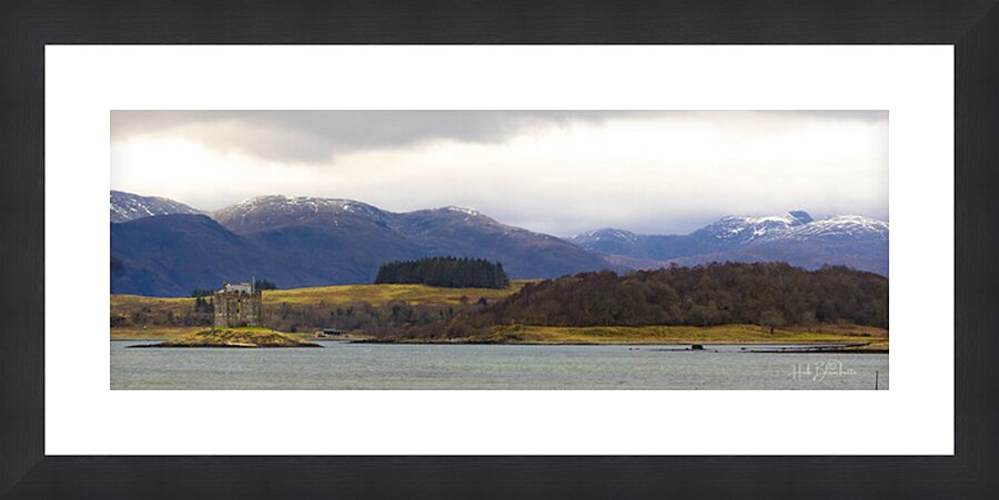 Castle Stalker Loch Laich Highlands Scotland UK Picture Frame Printing