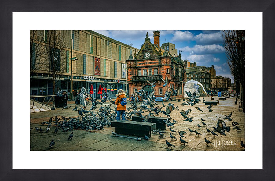 St Enoch Square Glasgows city center Scotland UK Picture Frame Printing