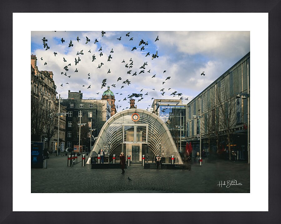 St Enoch Subway Station Glasgow Scotland UK Picture Frame Printing