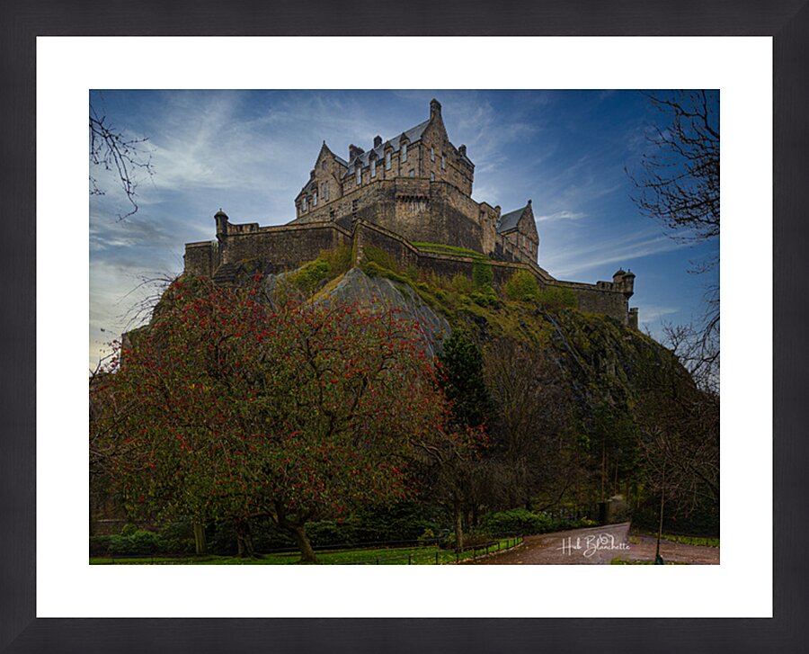 Edinburgh Castle West Side Scotland UK Picture Frame Printing