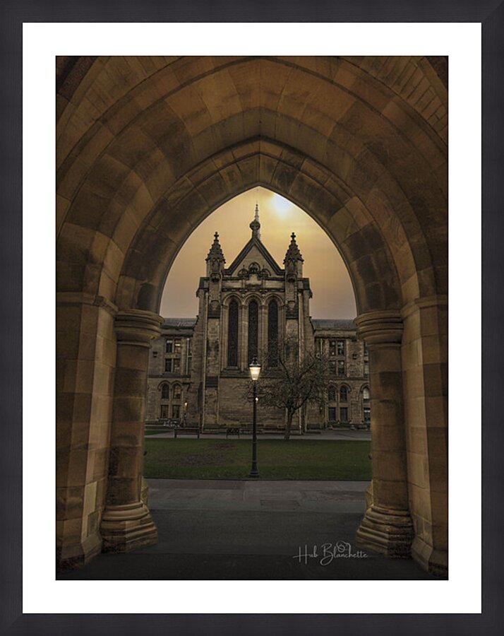 Memorial Chapel at the University of Glasgow Scotland UK Picture Frame Printing