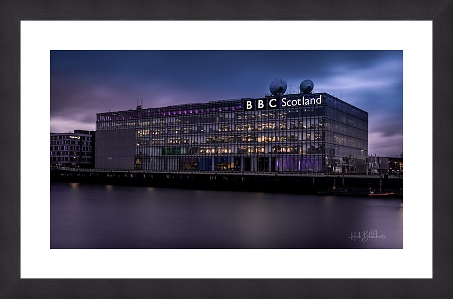 BBC SCOTLAND HEADQUARTERS AT PACIFIC QUAY IN GLASGOW Picture Frame Printing