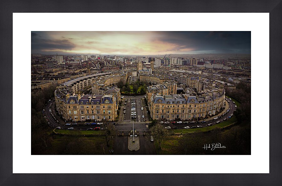 Park Circus Glasgows West End Scotland UK Picture Frame Printing