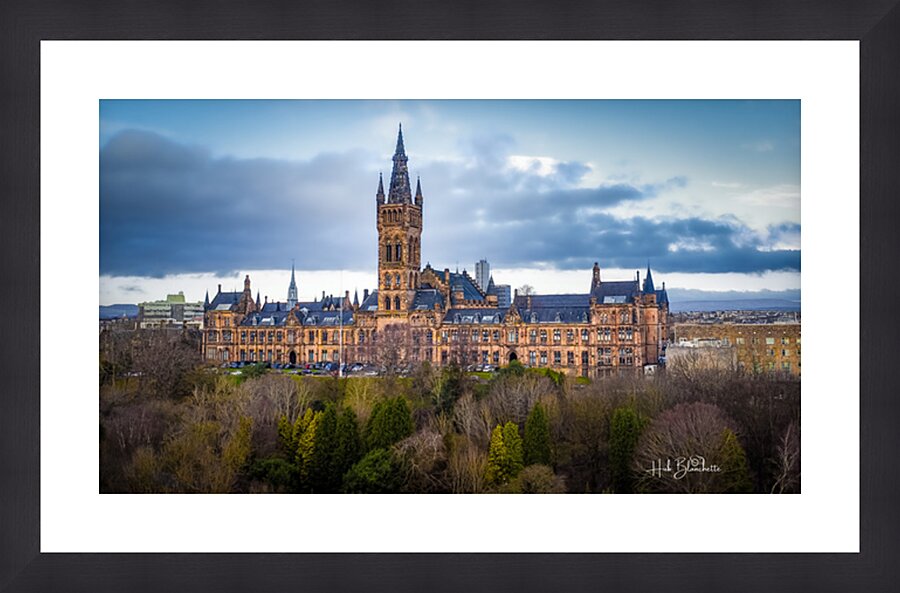 Gilbert Scott Building University of Glasgow Scotland UK  Picture Frame Printing