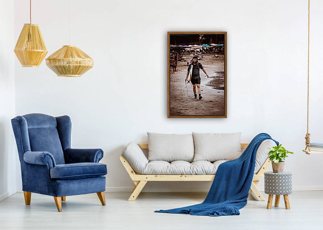 Beach Bum Sayulita Mexico Reproduction