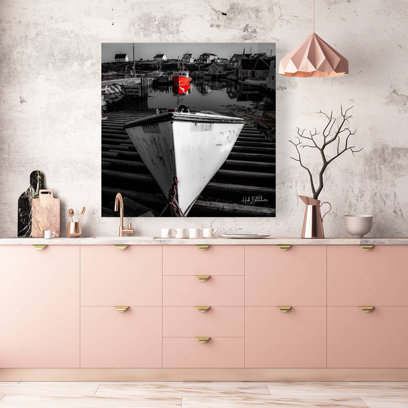 Peggys Cove Harbor Nova Scotia Reproduction