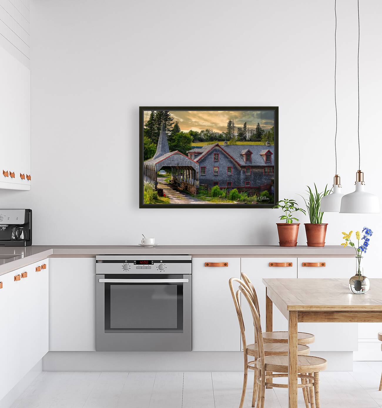 Hunter River Mill PEI Canada Reproduction