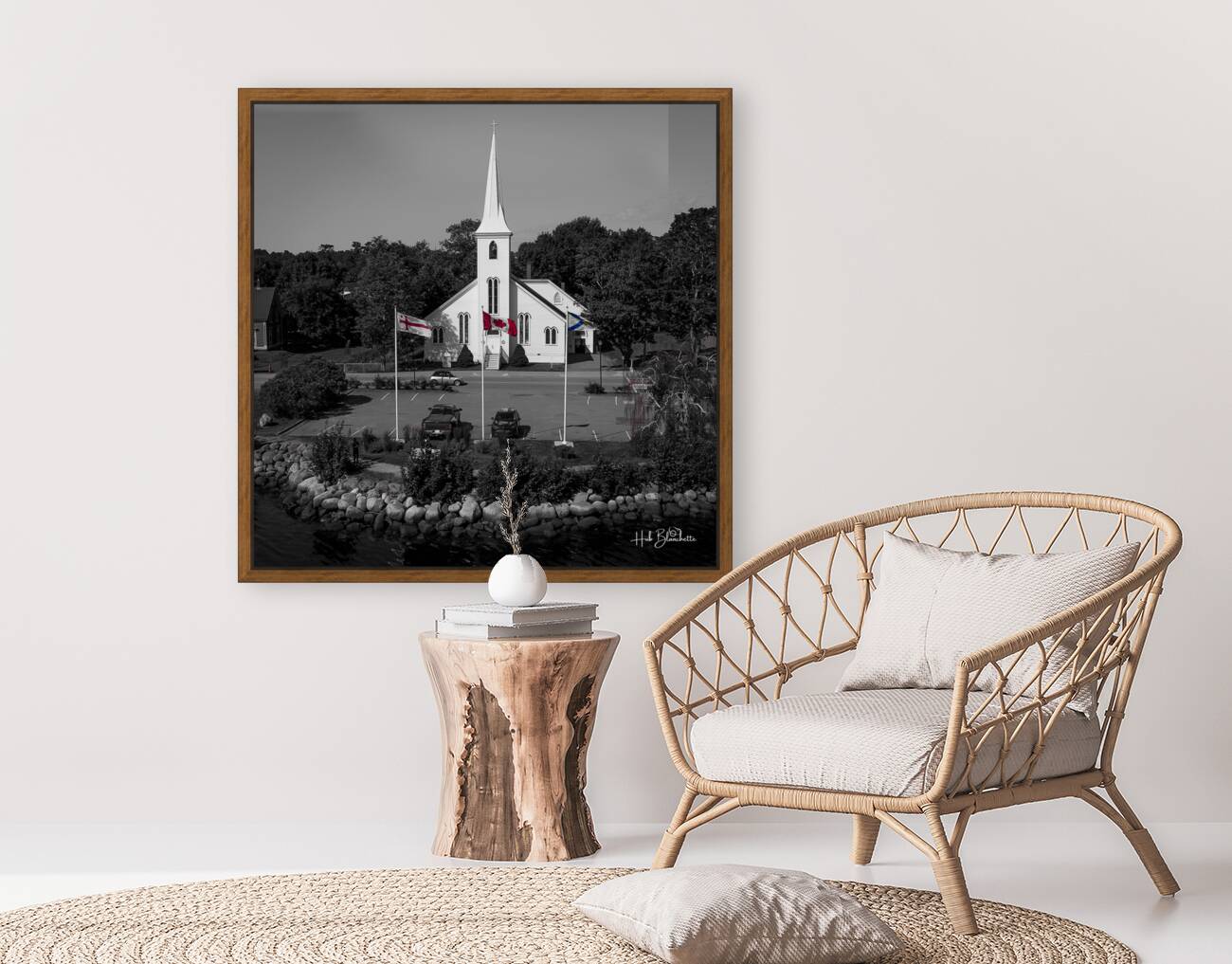 One Of Many Mahone Bay Nova Scotia Canada Reproduction
