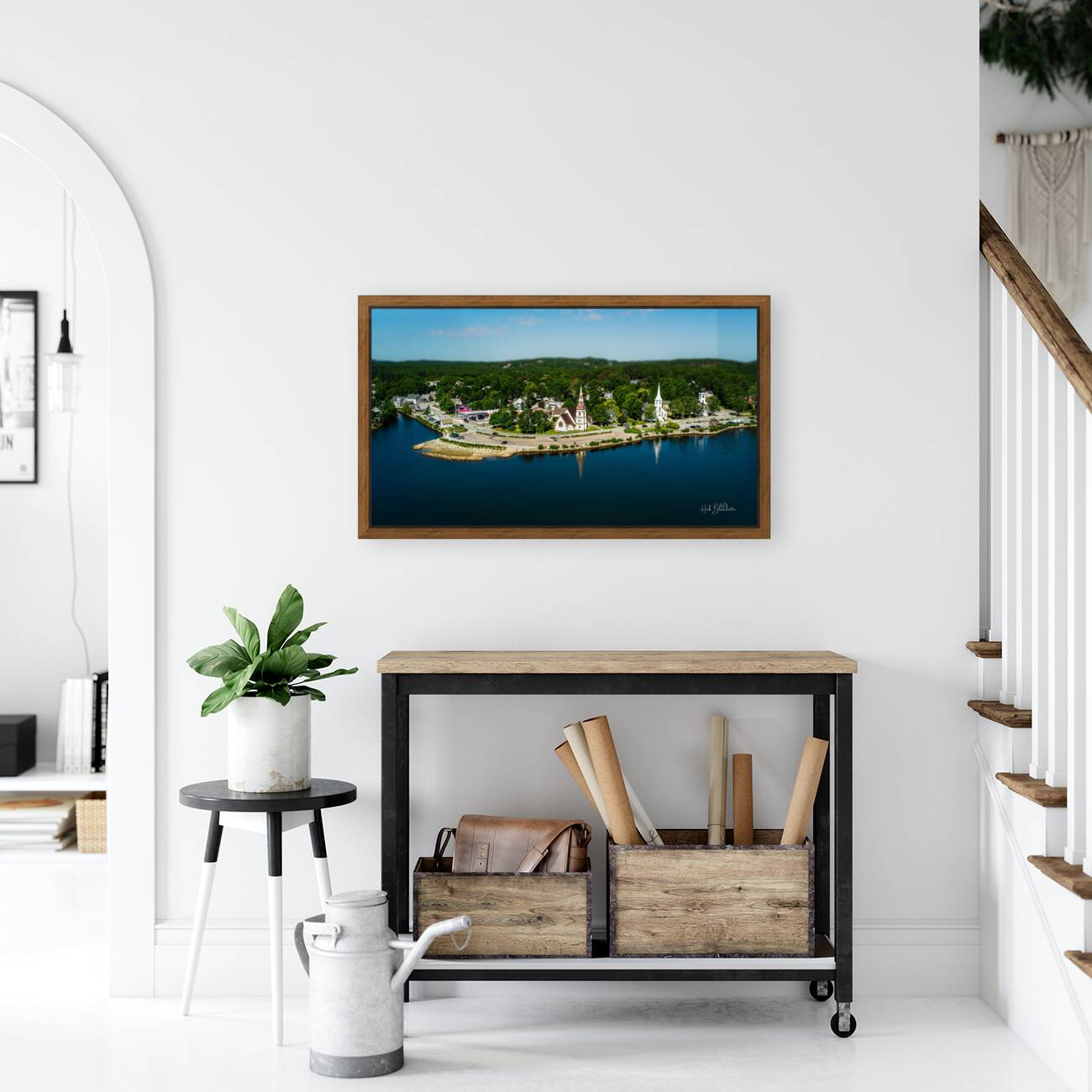 Mahone Bay Nova Scotia Canada Reproduction