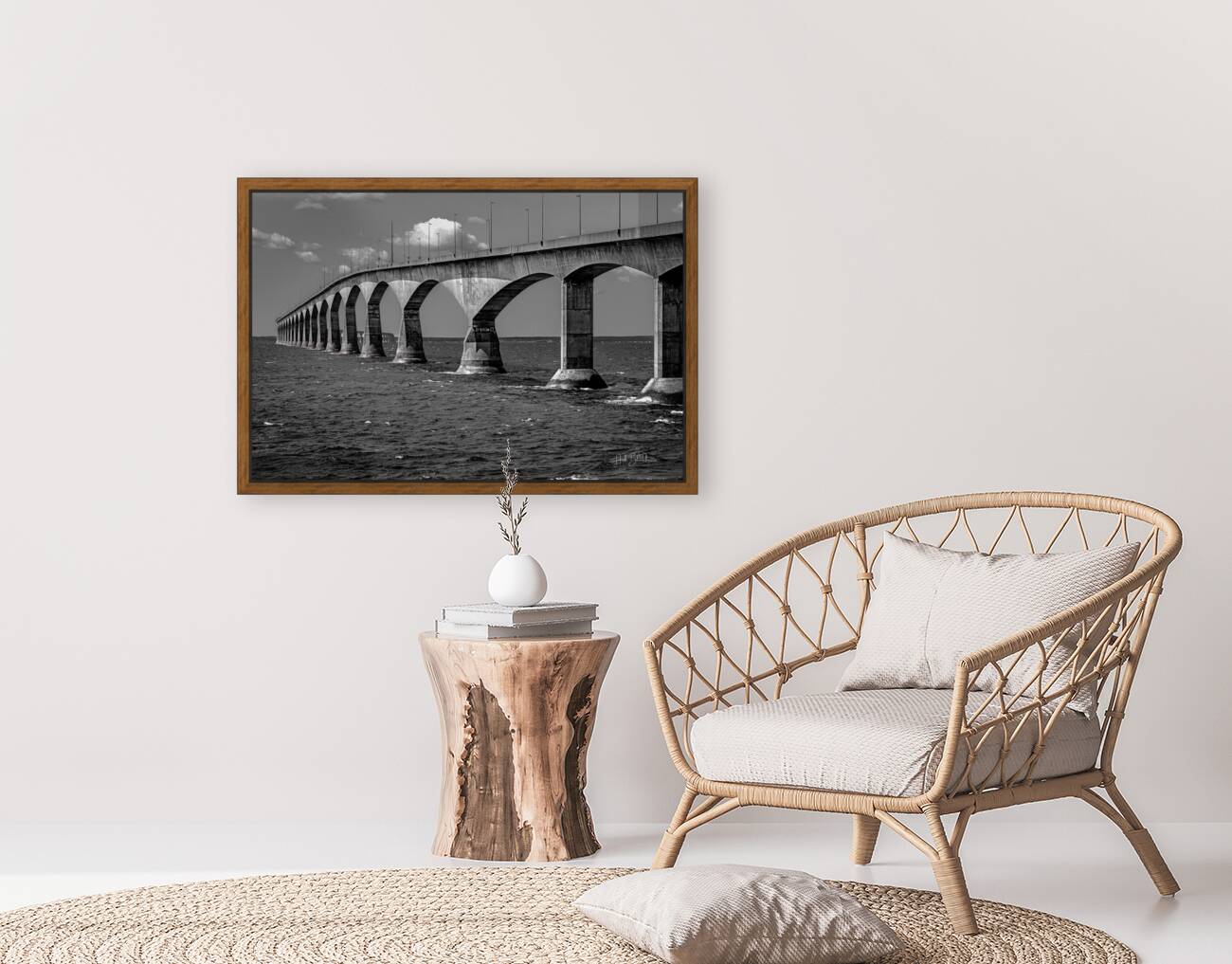 Confederation Bridge PEI Canada Reproduction