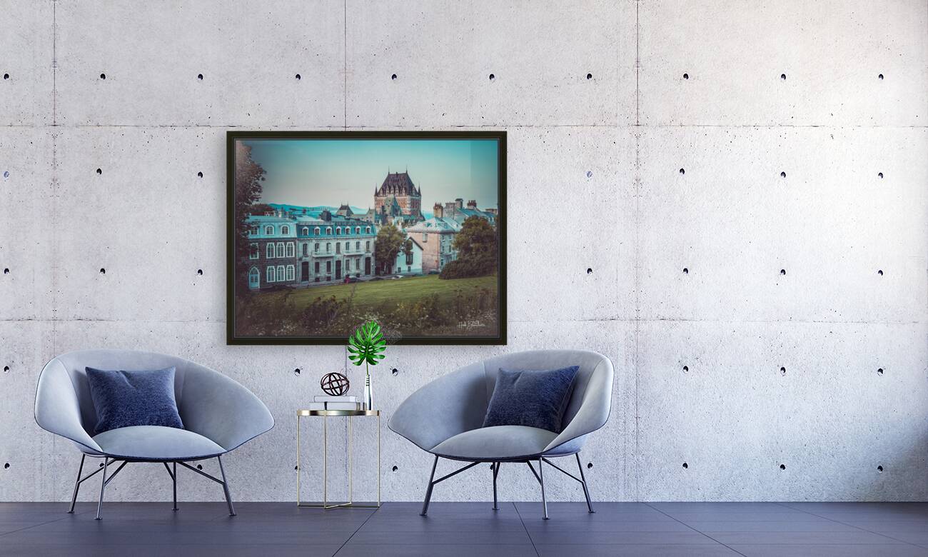 Hotel Frontenac Old Quebec Canada Reproduction