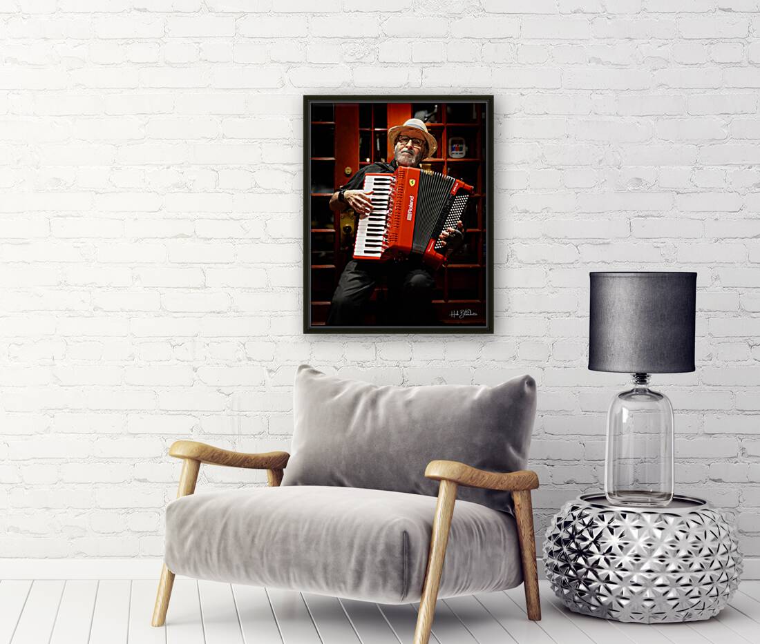 Street Performer Old Quebec City Canada Reproduction