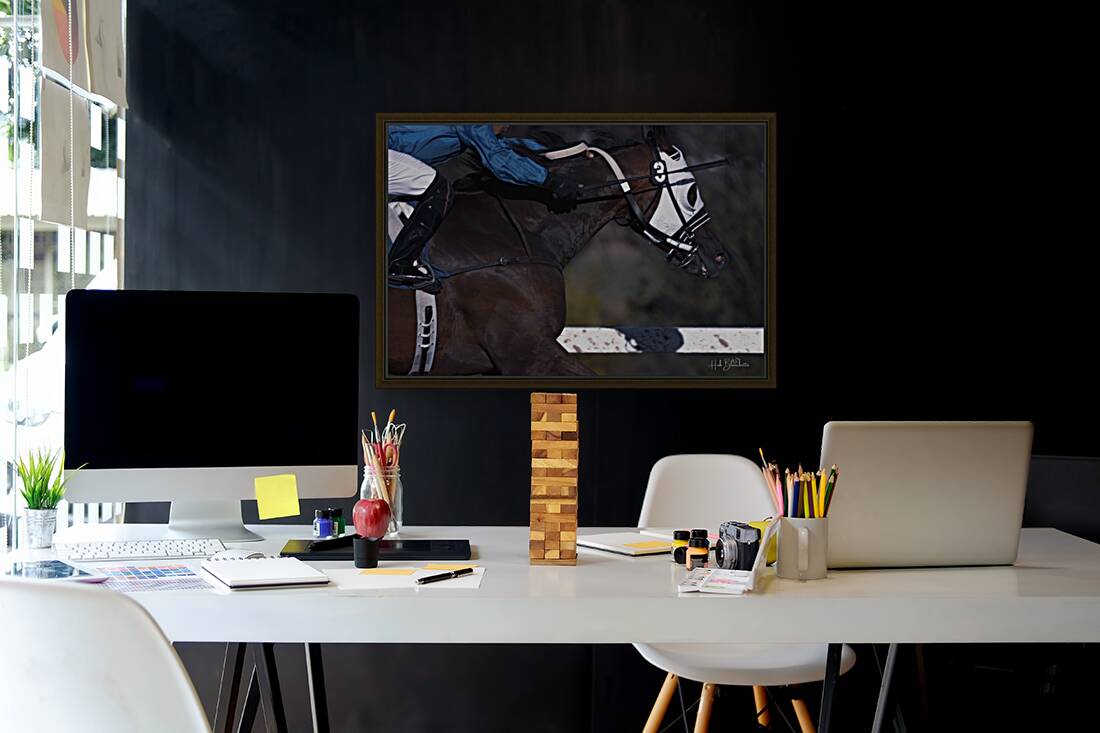 I Can See The Finish Line Assiniboia Downs Winnipeg Manitoba Canada Reproduction