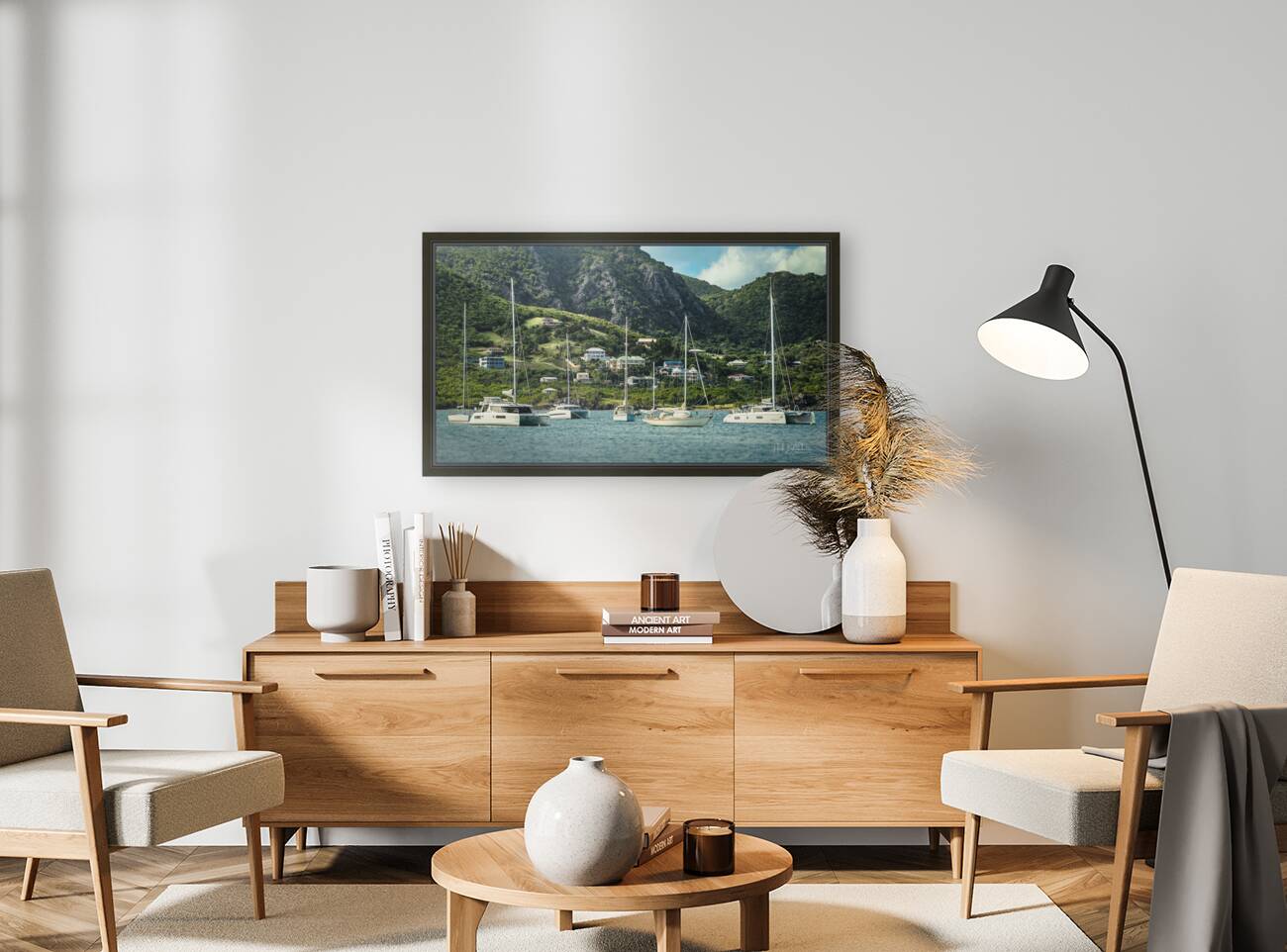 English Harbor IN Antigua And Barbuda Reproduction