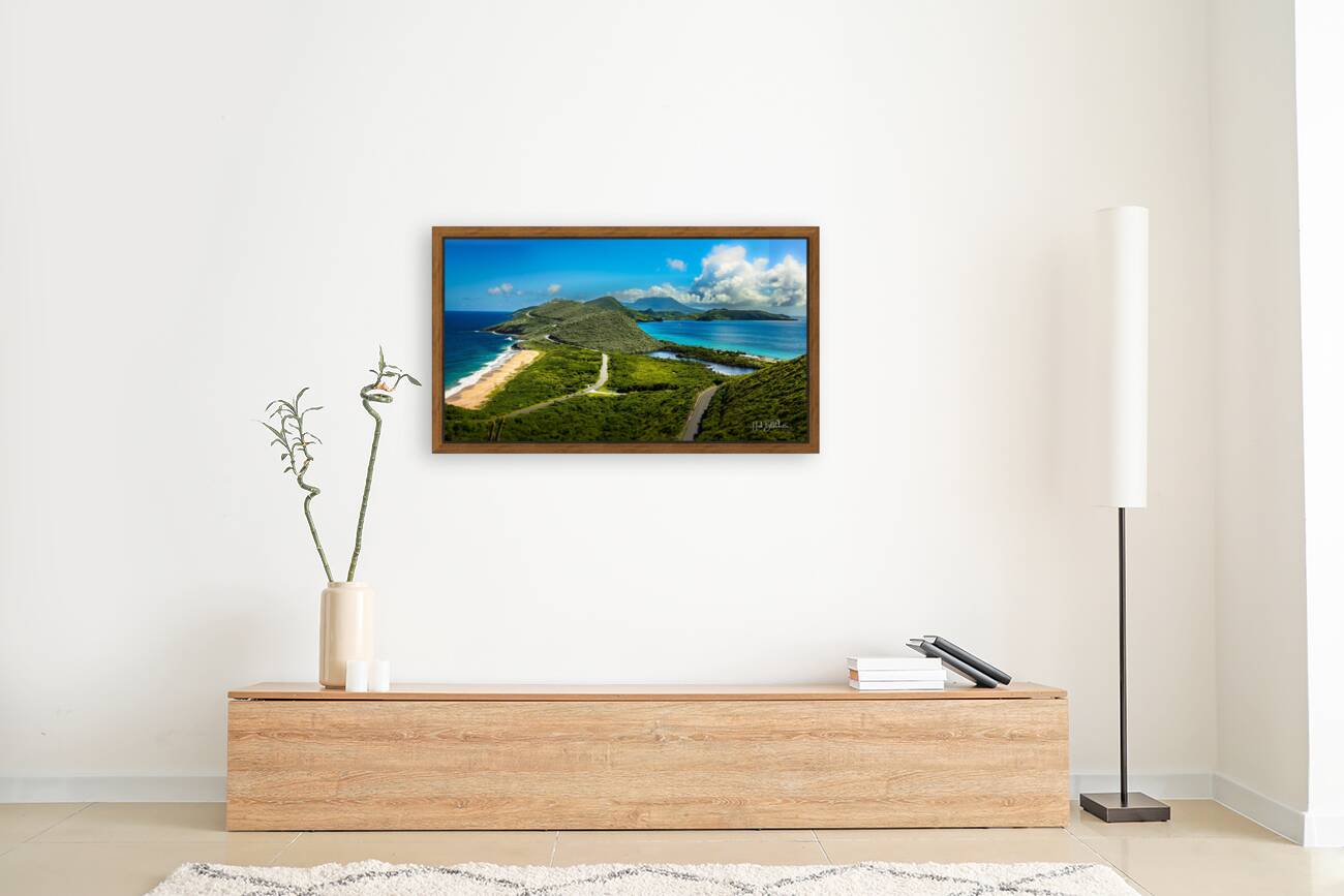 Timothy Hill Overlooking St.Kitts & Nevis Reproduction