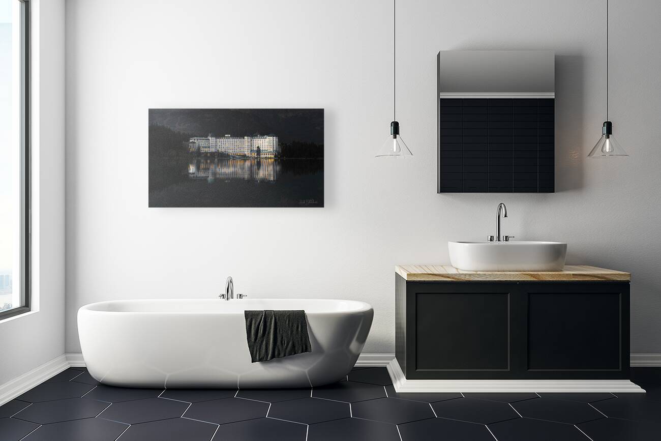 Fairmont Hotel Lake Louise Alberta Canada Reproduction