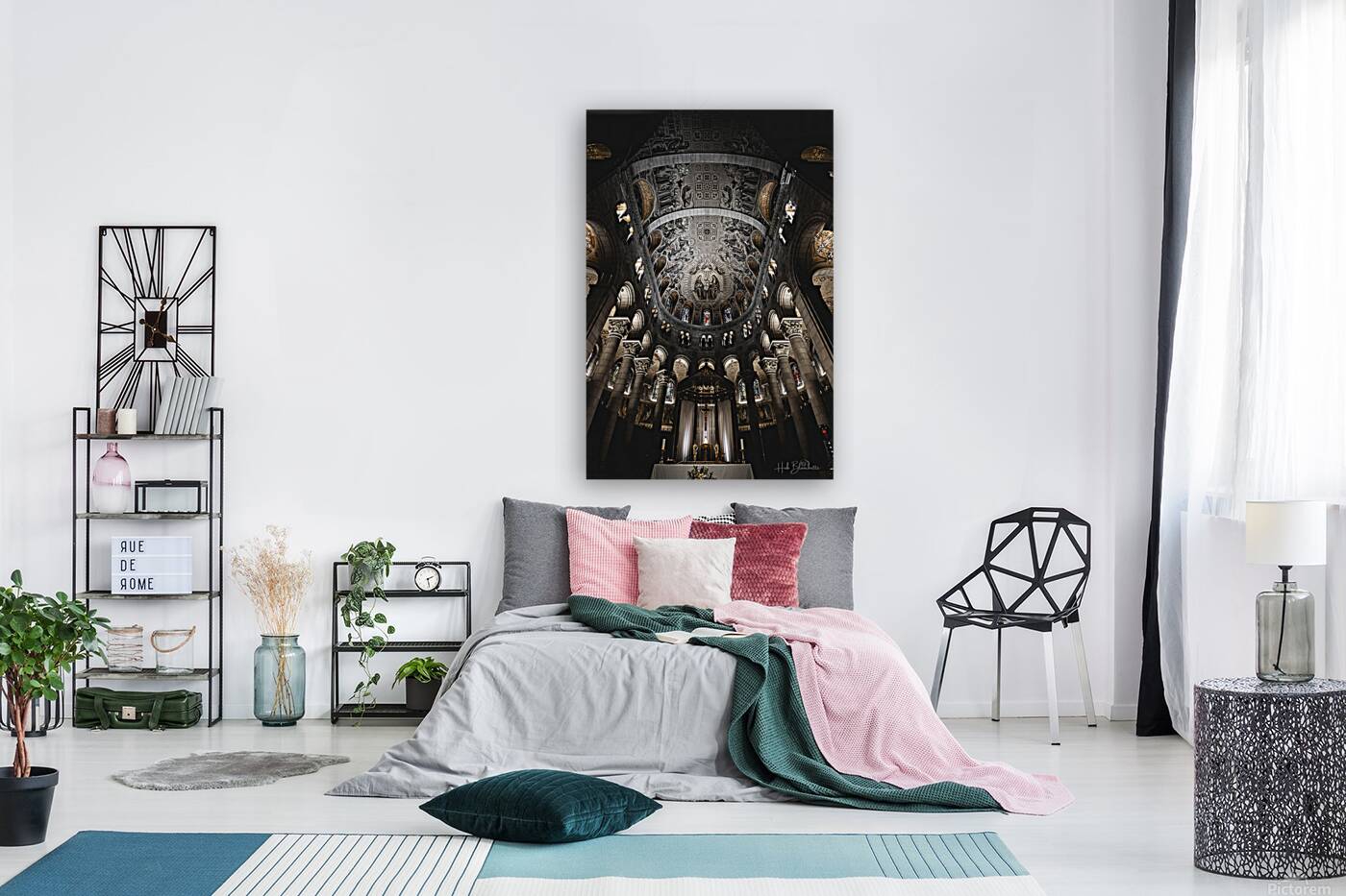 Basilica in Sainte-Anne-de-Beaupre Quebec Canada Reproduction