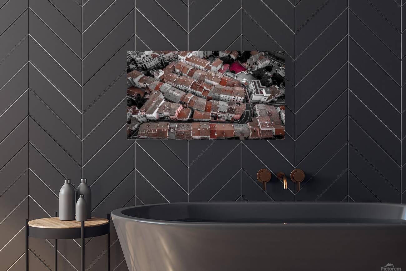 Roof tops Cannes France Reproduction