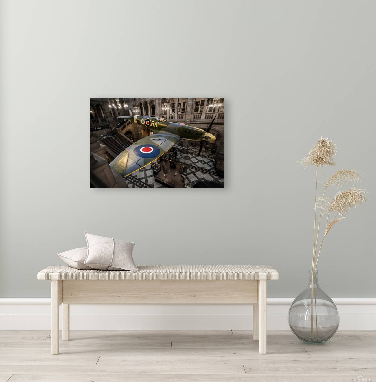 Spitfire LA198 Kelvingrove Art Gallery and Museum Glasgow Scotland Reproduction