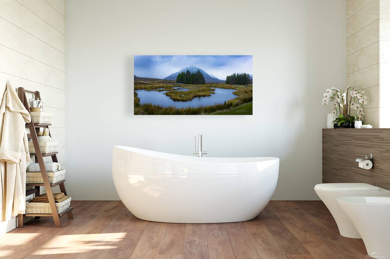 The Buachaille Etive Mor mountain Scottish Highlands UK. Reproduction