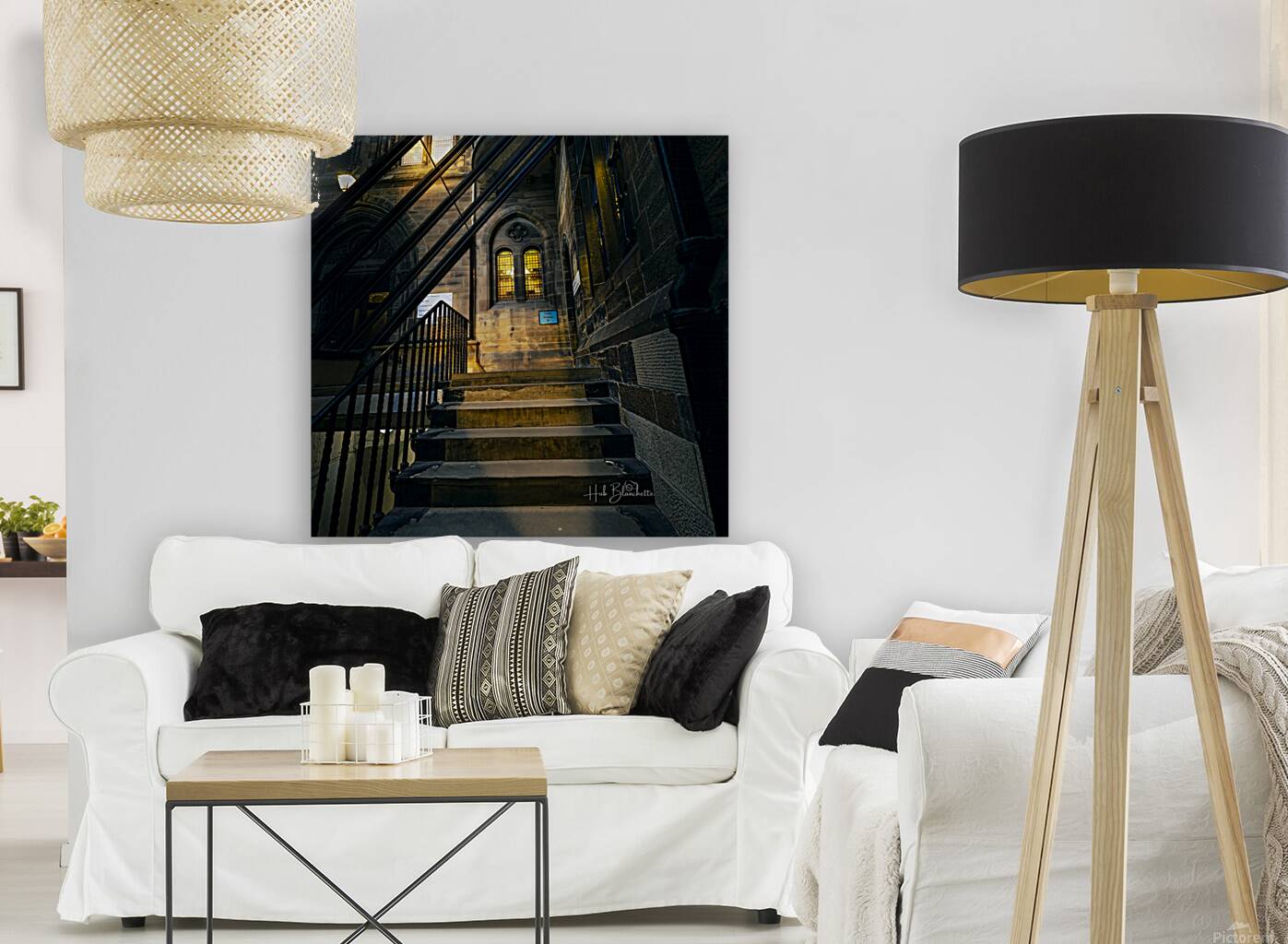 Lion and Unicorn Staircase University Of Glasgow Scotland UK Reproduction