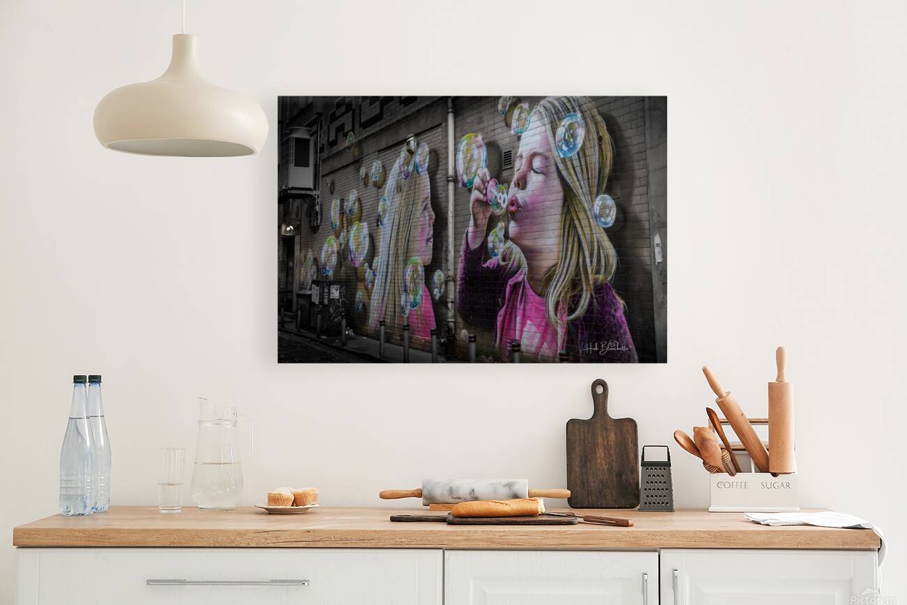 Bubbles Mural Glasgow Scotland UK Reproduction