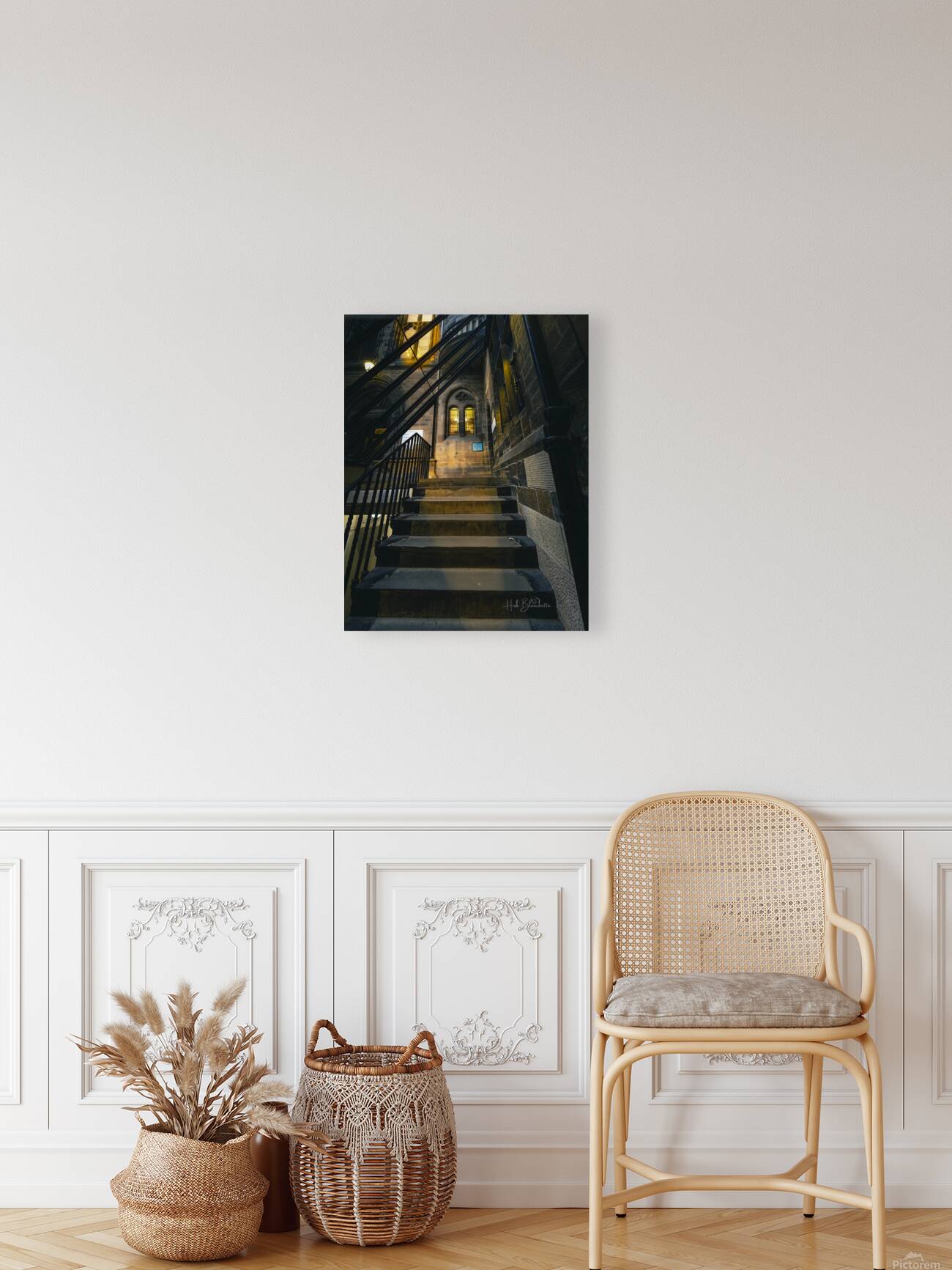  Lion and Unicorn Staircase University Of Glasgow Scotland UK Reproduction