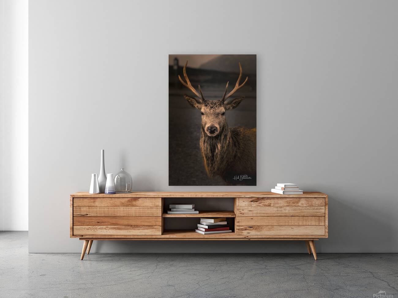 Red Deer In Glencoe Scotland  Reproduction