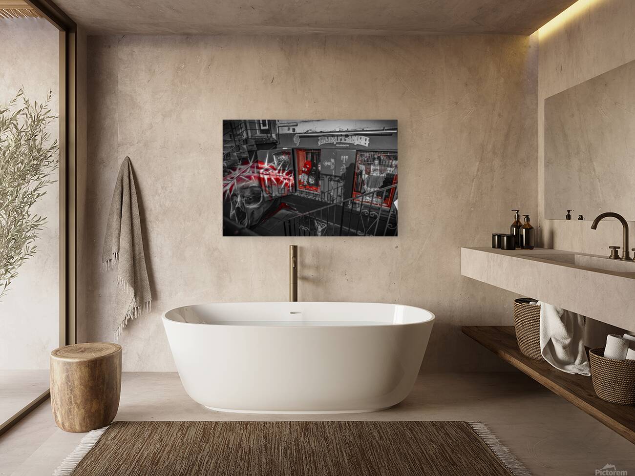 Hardlines Tattoo Glasgow Scotland UK Reproduction