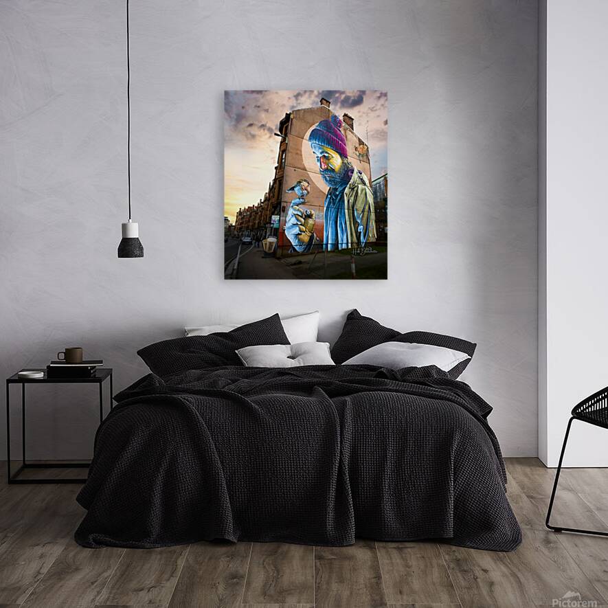 Modern Day Mungo Mural Glasgow Scotland UK Reproduction