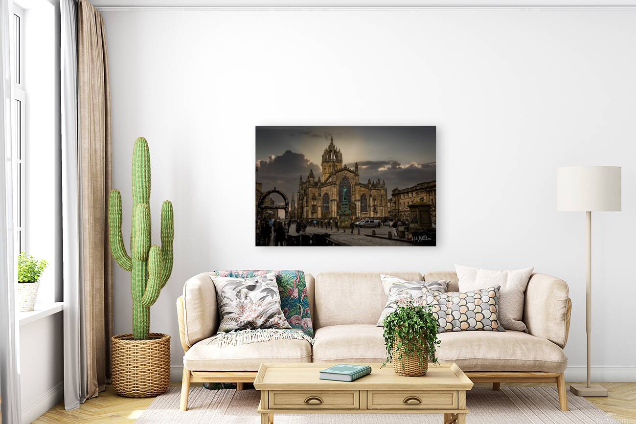 St Giles Cathedral High Kirk of Edinburgh Scotland UK Reproduction