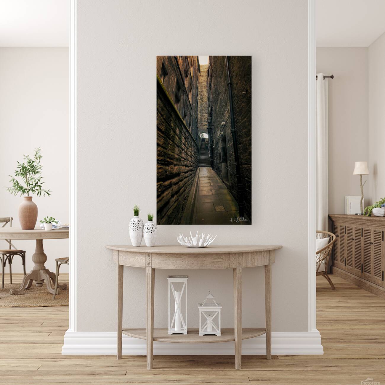 Advocates Close Alleyway Edinburgh Scotland UK Reproduction