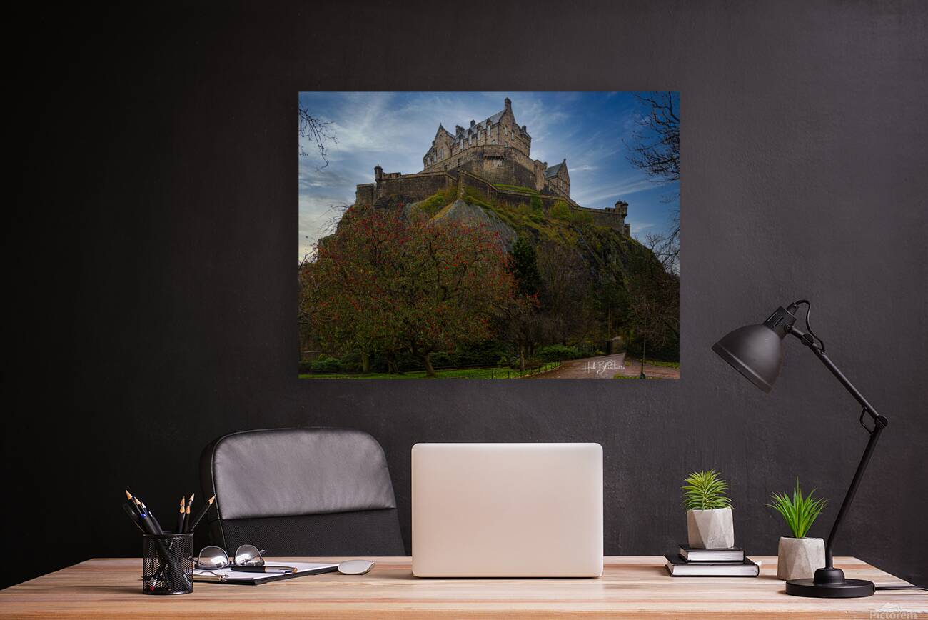 Edinburgh Castle West Side Scotland UK Reproduction