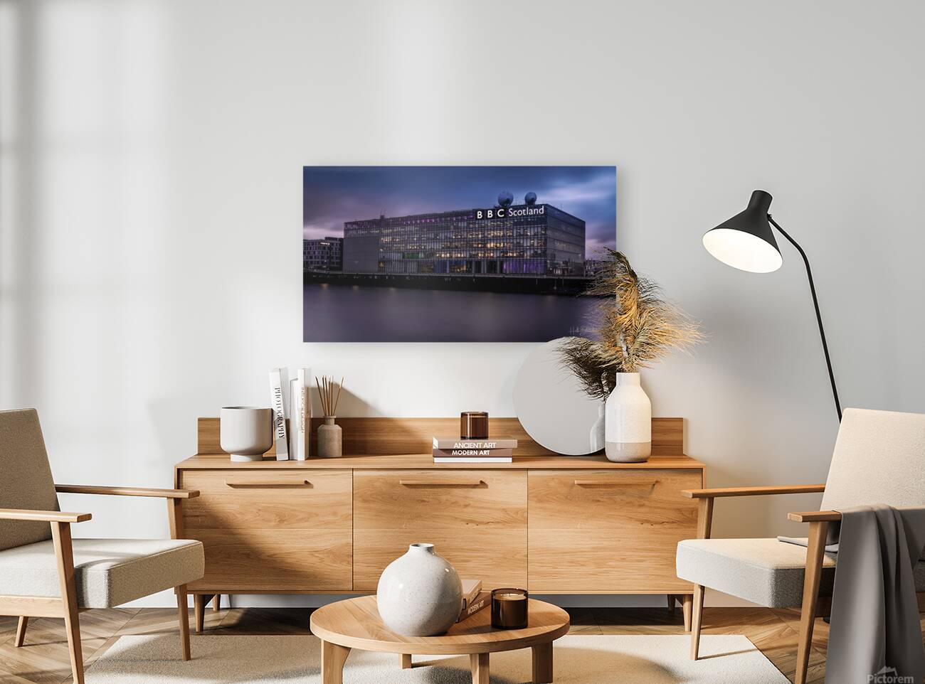 BBC SCOTLAND HEADQUARTERS AT PACIFIC QUAY IN GLASGOW Reproduction