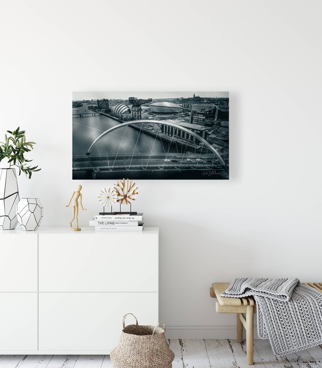 Squinty Bridge Glasgow Scotland UK Reproduction