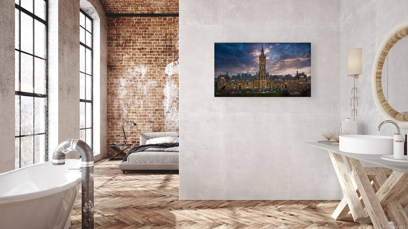 University of Glasgow Gilbert Scott Building Scotland UK Reproduction