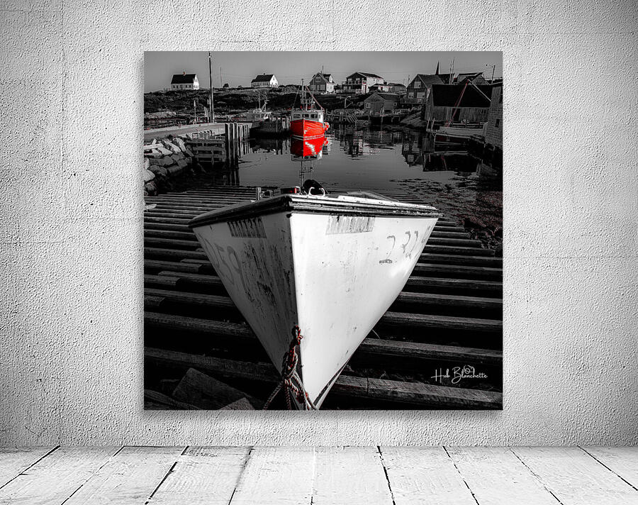 Peggys Cove Harbor Nova Scotia Wall Preview