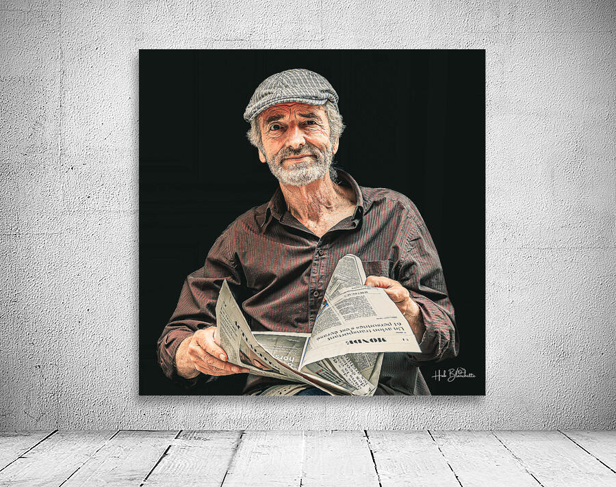 Artist On The Rue Du Tresor In Old Quebec Canada Wall Preview