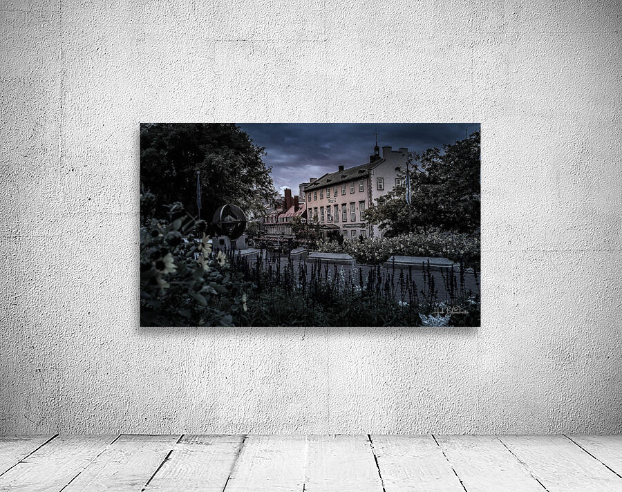 1640 Bistro Old Quebec Canada Wall Preview