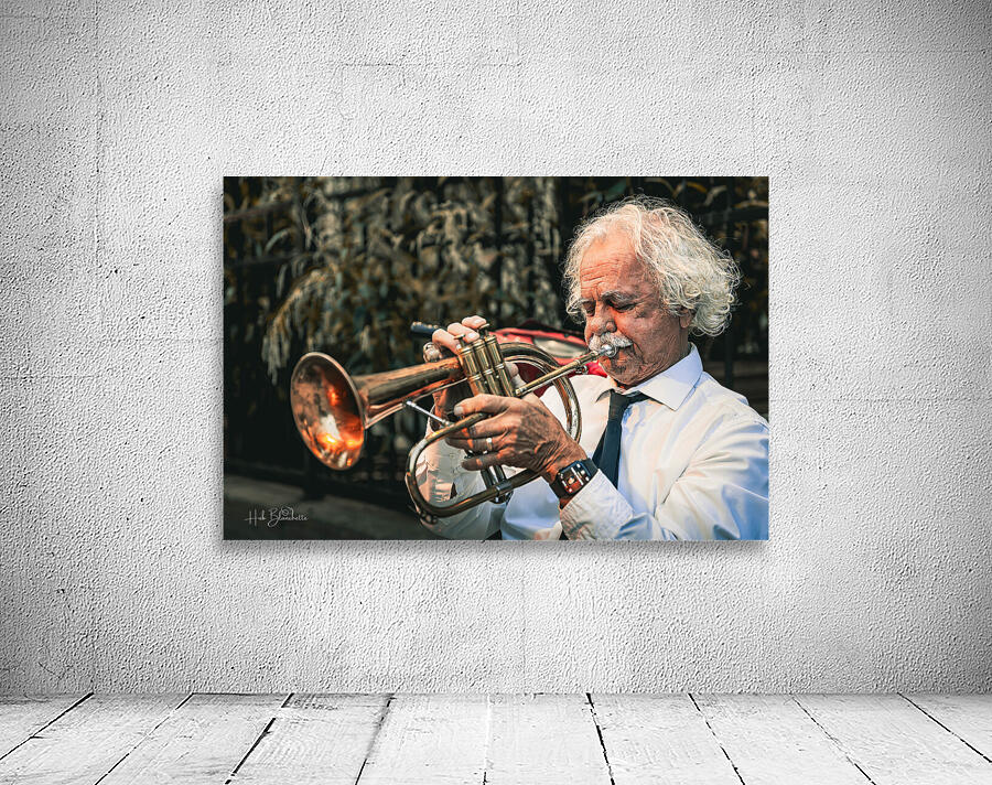 Street Musician Claude Berger Old Quebec City Canada Wall Preview