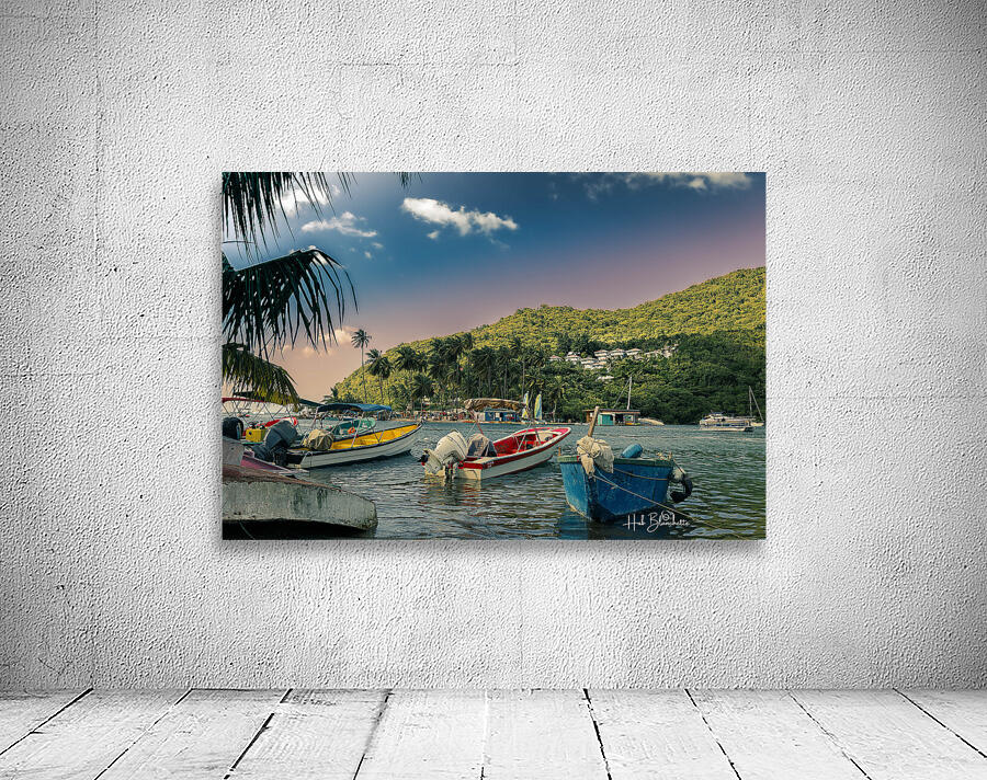 Marigot Public Beach Saint Lucia Wall Preview