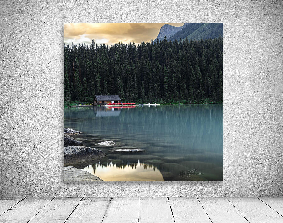 Canoe Club Lake Louise Alberta Canada Wall Preview