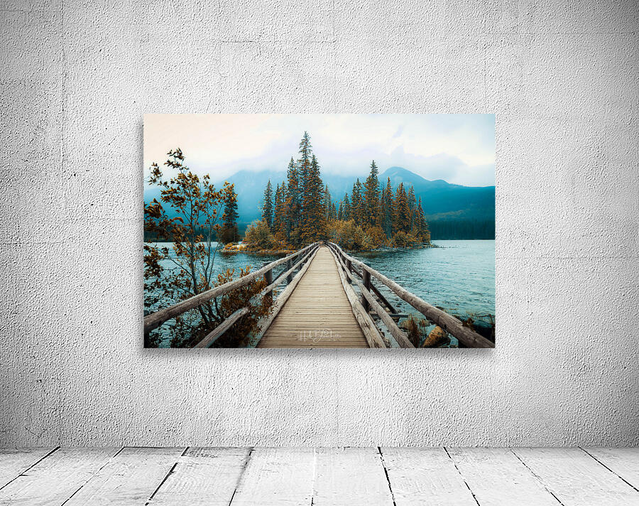 Pyramid Island Jasper Alberta Canada Wall Preview