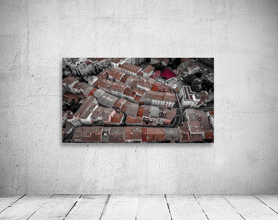 Roof tops Cannes France Wall Preview