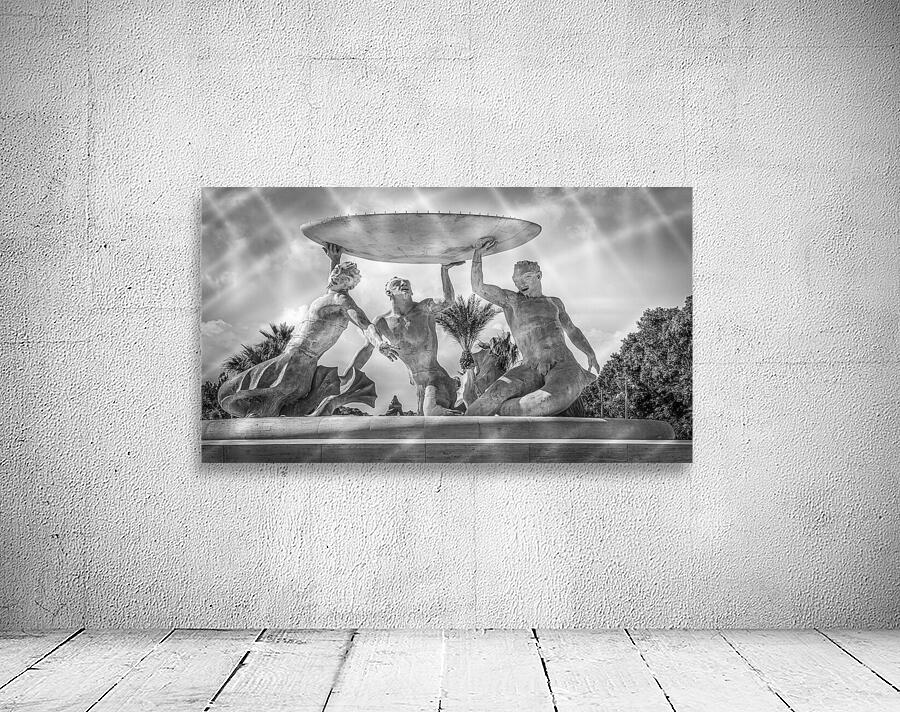 Triton Fountain Valletta Malta Spain Wall Preview